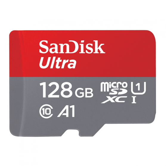MicroSDXC Ultra 128GB (A1/UHS-I/Cl.10/140MB/s) + Adapter Mobile