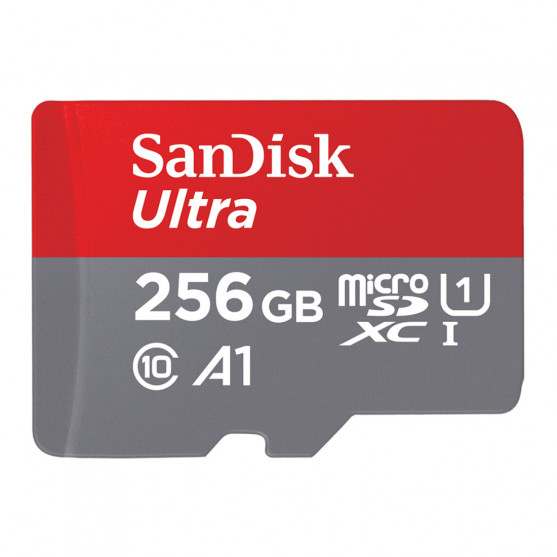 MicroSDXC Ultra 256GB (A1/UHS-I/Cl.10/150MB/s) + Adapter Mobile MicroSDXC Ultra 256GB (A1/UHS-I/Cl.10/150MB/s) + Adapter Mobile