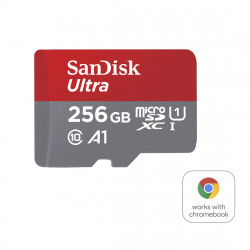 MicroSDXC Ultra 256GB, Class 10, 140MB/s, +SD-Adapter, for Chromebooks