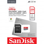 MicroSDXC Ultra 256GB, Class 10, 140MB/s, +SD-Adapter, for Chromebooks