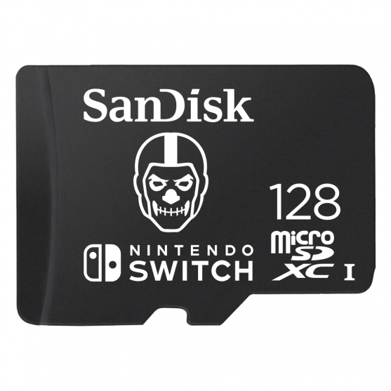 MicroSDXC Extr 128GB (U3/UHS-I/CL.10/R100/W60) Fortnite, Skull Trooper