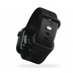 Fantastic Feel, remienok pre Apple Watch 42/44/45/49 mm, silikónový, čierny