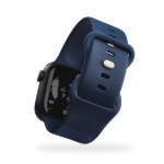 Fantastic Feel, remienok Apple Watch 42/44/45/49 mm, silikónový, tmavomodrý