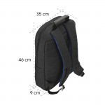 Laptopový batoh Genua, do 40 cm (15,6), čierny