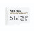 MicroSDXC High Endurance Monitoring 512GB, Class 10, 100MB/s + SD-Adapter