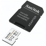 MicroSDXC High Endurance Monitoring 512GB, Class 10, 100MB/s + SD-Adapter