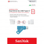 Ultra Dual USB Flash Drive Go 64GB, USB-C, Navagio Bay