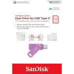 Ultra Dual USB Flash Drive Go 64GB, USB-C, Lavender