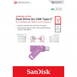 Ultra Dual USB Flash Drive Go, 128 GB, USB-C, Lavender