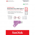 Ultra Dual USB Flash Drive Go 256GB, USB-C, Lavender