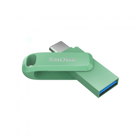 Ultra Dual USB Flash Drive Go 64GB, USB-C, Absinthe Green