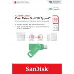 Ultra Dual USB Flash Drive Go 156GB, USB-C, Absinthe Green