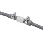 Non-return Valve, with 2 Hose Clamps, for max. Ă 10 mm Non-return Valve, with 2 Hose Clamps, for max. Ă 10 mm