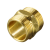 Brass Supply Hose Connector, for 3/4 Inch
