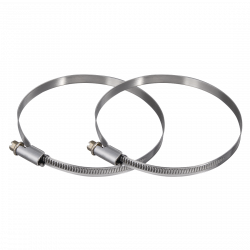 Xavax objímka/sponka pre odvetrávacie rúry, priemer 110-130 mm, nerezová, set 2 ks (cena za set)