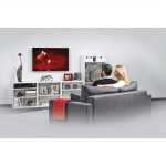 Pevný TV držiak na stenu 65 / 165 cm, do 35 kg, odstup 2,3 cm