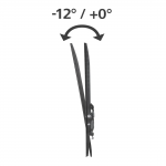 Nastaviteľný TV držiak na stenu 65, do 35 kg, odstup 2,8 cm