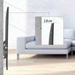 Nastaviteľný TV držiak na stenu 65, do 35 kg, odstup 2,8 cm