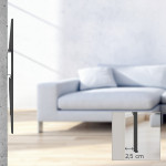 Pevný TV držiak na stenu 90 / 229 cm, do 60 kg, odstup 2,5 cm
