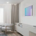 Pevný TV držiak na stenu 90 / 229 cm, do 60 kg, odstup 2,5 cm