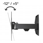 TV držiak na stenu, otočný, naklápaný, 122 cm (48) do 20 kg
