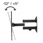 TV nástenný držiak, otočný, naklápaný, vysúvateľný, 165 cm (65) do 25 kg