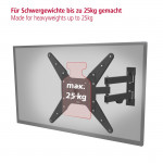 TV nástenný držiak, otočný, naklápaný, vysúvateľný, 165 cm (65) do 25 kg TV nástenný držiak, otočný, naklápaný, vysúvateľný, 165 cm (65) do 25 kg