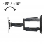 TV držiak na stenu, otočný, naklápateľný, vysúvací, 165 cm (65) do 35 kg