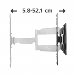 TV držiak na stenu, otočný, naklápateľný, vysúvací, 165 cm (65) do 35 kg TV držiak na stenu, otočný, naklápateľný, vysúvací, 165 cm (65) do 35 kg