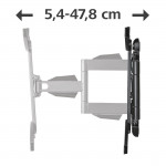 Otočný TV držiak na stenu 75, výsuvný, do 45 kg