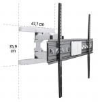 Držiak na TV na stenu, otočný, sklápateľný, vysúvací, 229 cm (90) do 75 kg