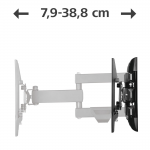 Otočný TV držiak na stenu 50, výsuvný, do 25 kg