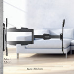 TV nástenný držiak, otočný, vysúvací, dlhé rameno, 165 cm (65), do 25 kg TV nástenný držiak, otočný, vysúvací, dlhé rameno, 165 cm (65), do 25 kg