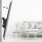 Nastaviteľný TV držiak na stenu 120, do 100 kg, odstup 2,8 cm