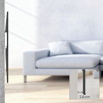 Nastaviteľný TV držiak na stenu 120, do 100 kg, odstup 2,8 cm