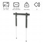 Ultraslim TV držiak pevný 90, do 80 kg, extra tenký, antracit Ultraslim TV držiak pevný 90, do 80 kg, extra tenký, antracit
