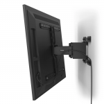 TV držiak na stenu FULLMOTION Ultraslim, 600x400, 229 cm (90), čierny