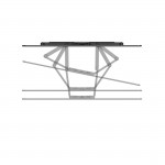 TV držiak na stenu FULLMOTION Ultraslim, 600x400, 229 cm (90), čierny