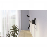 TV držiak na stenu FULLMOTION Ultraslim, 600x400, 229 cm (90), čierny