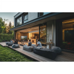 Nástěnný držiak TV Ultraslim, 400x400, pohyblivý, predĺžený, čierny