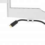 Nástěnný držiak TV Ultraslim, 400x400, pohyblivý, predĺžený, čierno-biely Nástěnný držiak TV Ultraslim, 400x400, pohyblivý, predĺžený, čierno-biely