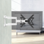 Nástěnný držiak TV Ultraslim, 400x400, pohyblivý, predĺžený, čierno-biely Nástěnný držiak TV Ultraslim, 400x400, pohyblivý, predĺžený, čierno-biely