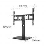 Stojan na TV, otočný, výškovo nastaviteľný, 165 cm (65), do 40 kg Stojan na TV, otočný, výškovo nastaviteľný, 165 cm (65), do 40 kg