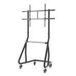 TV stojan Trolley na kolieskach, do 100, výškovo nastaviteľný