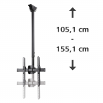 Stropný držiak na TV, otočný, sklopný, 165 cm (65) do 50 kg