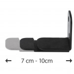 Univerzálny nastaviteľný nástenný držiak na soundbar, čierny Univerzálny nastaviteľný nástenný držiak na soundbar, čierny