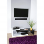 Univerzálny nastaviteľný nástenný držiak na soundbar, čierny Univerzálny nastaviteľný nástenný držiak na soundbar, čierny