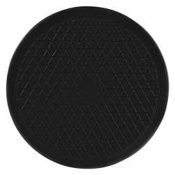 Univerzálny otočný tanier, L, priemer 30 cm, čierny