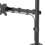 Stolný držiak pre 1 monitor 35, 1 rameno, čierny Stolný držiak pre 1 monitor 35, 1 rameno, čierny