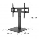 Stojan na TV, otočný, výškovo nastaviteľný, 191 cm (75), do 40 kg